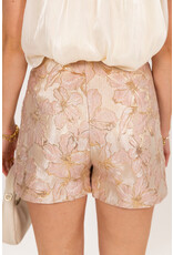 21Jewelz Jacquard rokje met strik - roze
