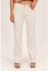 21Jewelz Mid waist wide leg - ecru