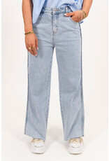 21Jewelz Jeans met vlecht - blauw