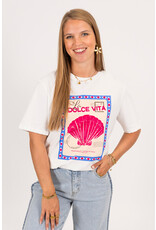 21Jewelz T-shirt La Dolce Vita - wit