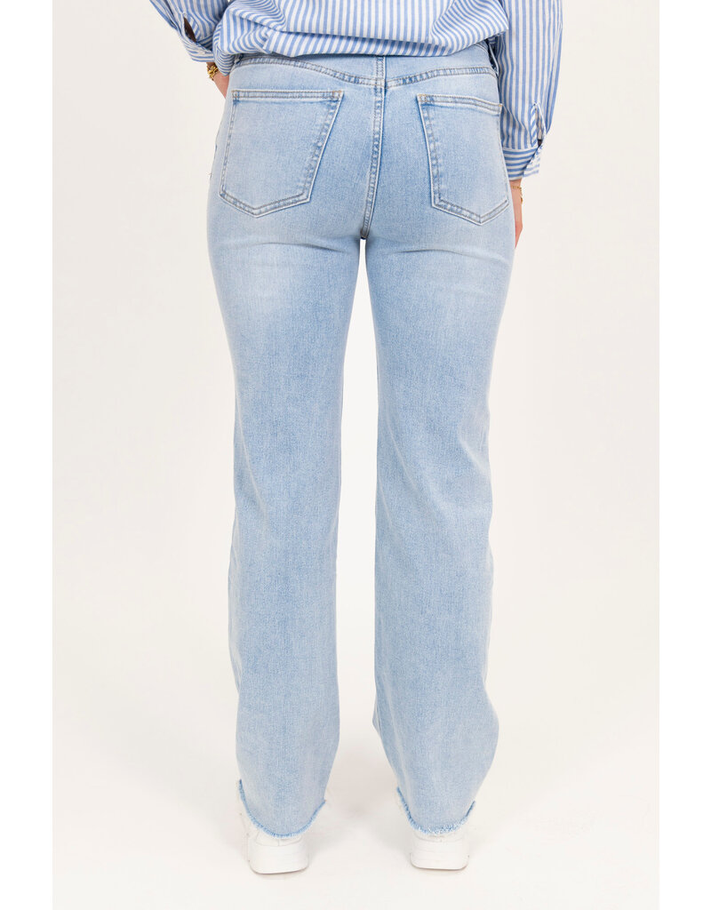21Jewelz Mid waist wide leg - blauw