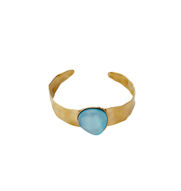 21Jewelz Statement armband met blauwe steen