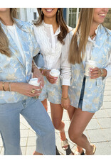 21Jewelz Witte blouse met kant en ruffels