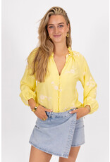 21Jewelz Gele blouse met witte borduursels
