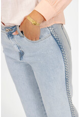 21Jewelz Jeans met vlecht - blauw