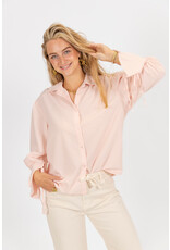 21Jewelz Gestreepte blouse met strikje - koraal