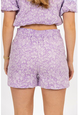 21Jewelz Short met bloemenpatroon - lila