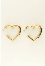 My Jewellery My Jewellery | Statement oorbellen groot hart