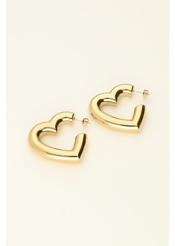 My Jewellery My Jewellery | Statement oorbellen medium hart
