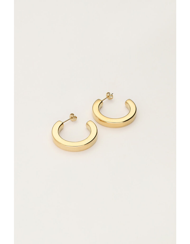 My Jewellery My Jewellery - Open oorringen plat - goud