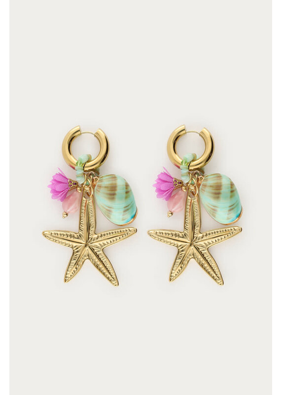 My Jewellery My Jewellery | Mer oorringen met schelp en zeester