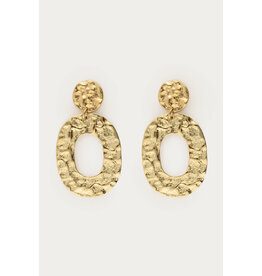 My Jewellery My Jewellery | Statement oorbellen munt & grote ovaal