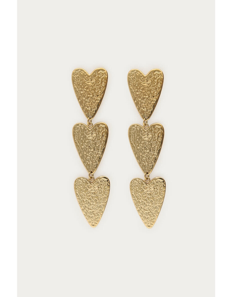 My Jewellery My Jewellery | Nomads oorhangers drie hartjes