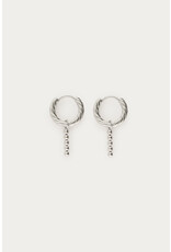 My Jewellery My Jewellery | Nomads minimalistische oorringen met bolletjes - zilver