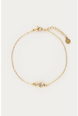 My Jewellery My Jewellery | Armband dubbel strass hartje