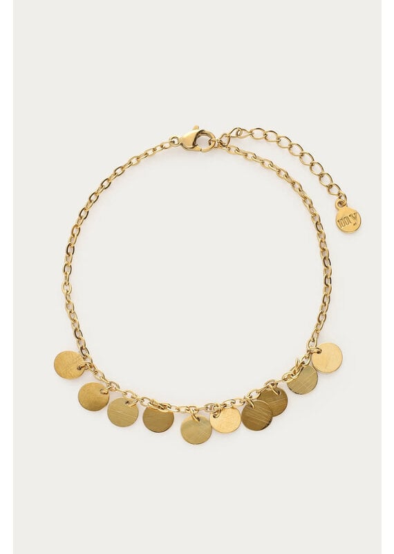 My Jewellery My Jewellery | Nomads armband met muntjes - goud
