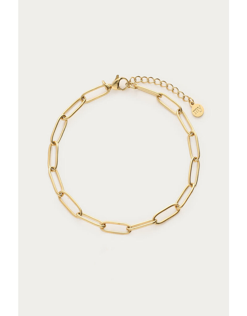 My Jewellery My Jewellery | Love schakelarmband - goud