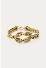 My Jewellery My Jewellery | Armband met grove knoop - goud