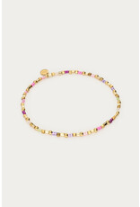 My Jewellery My Jewellery | Armband met paarse & roze kralen