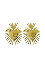 21Jewelz Statement boho oorbellen - goud