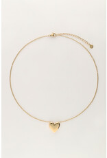 My Jewellery My Jewellery - Minimalistische ketting met hart - goud