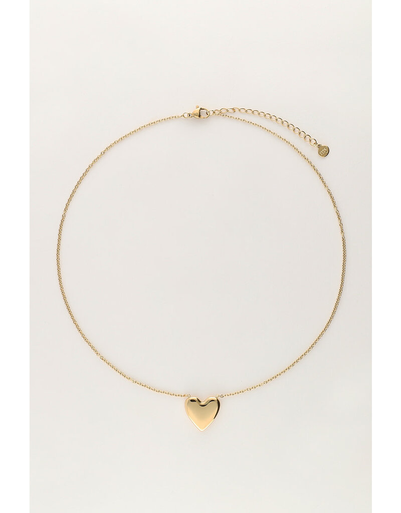 My Jewellery My Jewellery - Minimalistische ketting met hart - goud