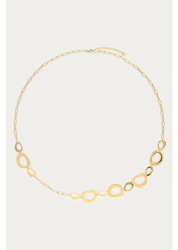 My Jewellery | Lange schakelketting met open ovale vormen