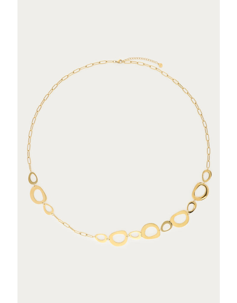 My Jewellery | Lange schakelketting met open ovale vormen