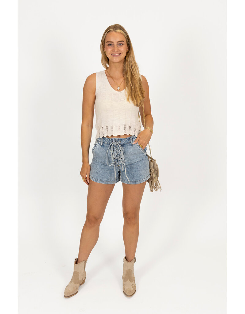 21Jewelz Strik denim short