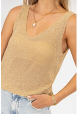 21Jewelz Gouden glitter top