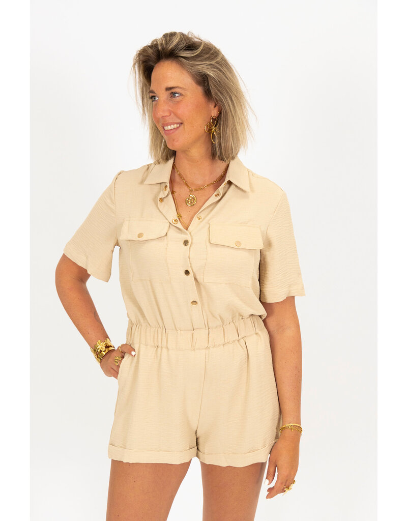 21Jewelz Zomer playsuit - beige