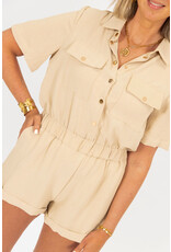 21Jewelz Zomer playsuit - beige