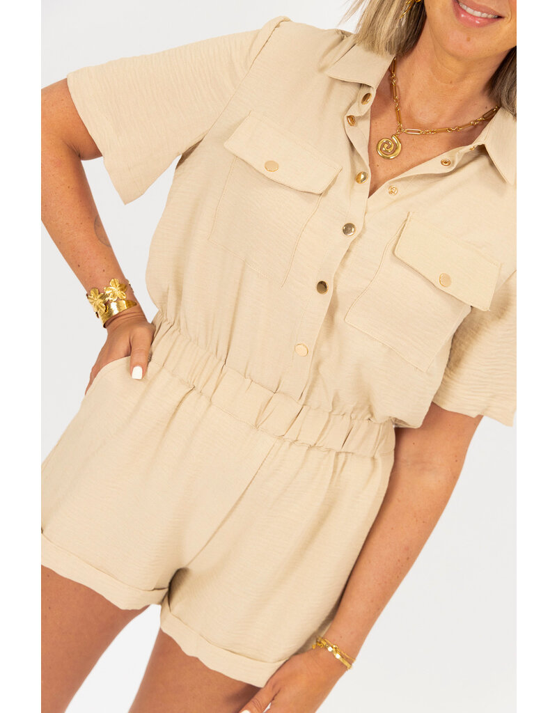 21Jewelz Zomer playsuit - beige