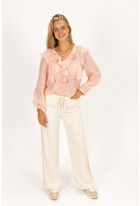 21Jewelz Ruches blouse - roze