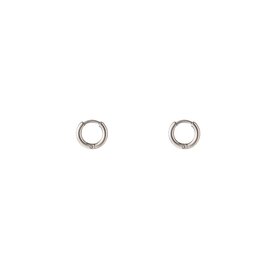 Go Dutch Label D&E - Basic Hoop - 6mm - mini - zilver