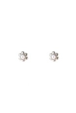 Go Dutch Label D&E - Flower Stud - zilver