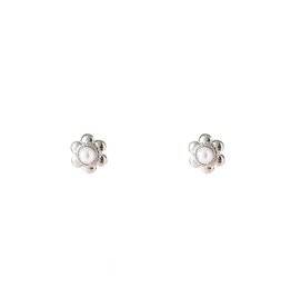 Go Dutch Label D&E - Flower Stud - zilver