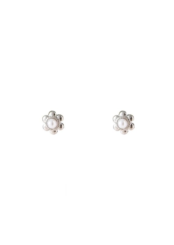 Go Dutch Label D&E - Flower Stud - zilver