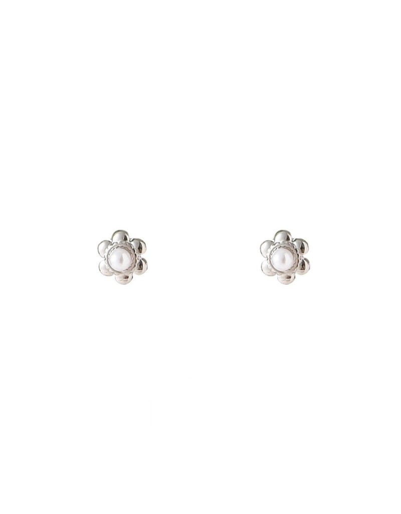 Go Dutch Label D&E - Flower Stud - zilver