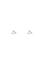 Go Dutch Label D&E - Open Triangle Stud - zilver