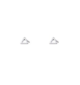 Go Dutch Label D&E - Open Triangle Stud - zilver