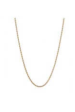 Go Dutch Label D&E - Small Twist Necklace - goud