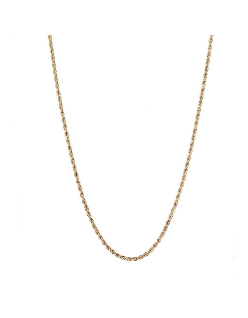 Go Dutch Label D&E - Small Twist Necklace - goud