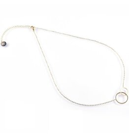 Go Dutch Label D&E - Ketting Double O - goud