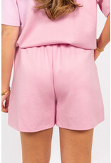 21Jewelz Sweatshort met embleem - roze