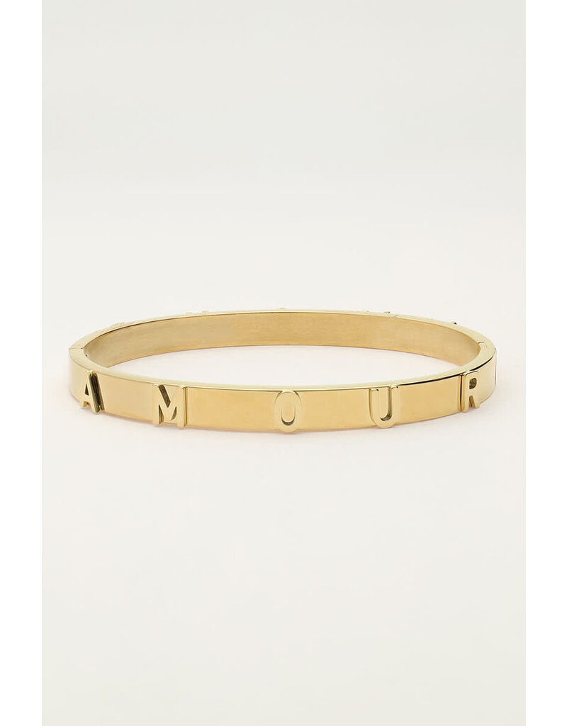 My Jewellery My Jewellery | Bold bangle amour - goud