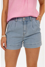 21Jewelz Wide leg jeans short met elastiek