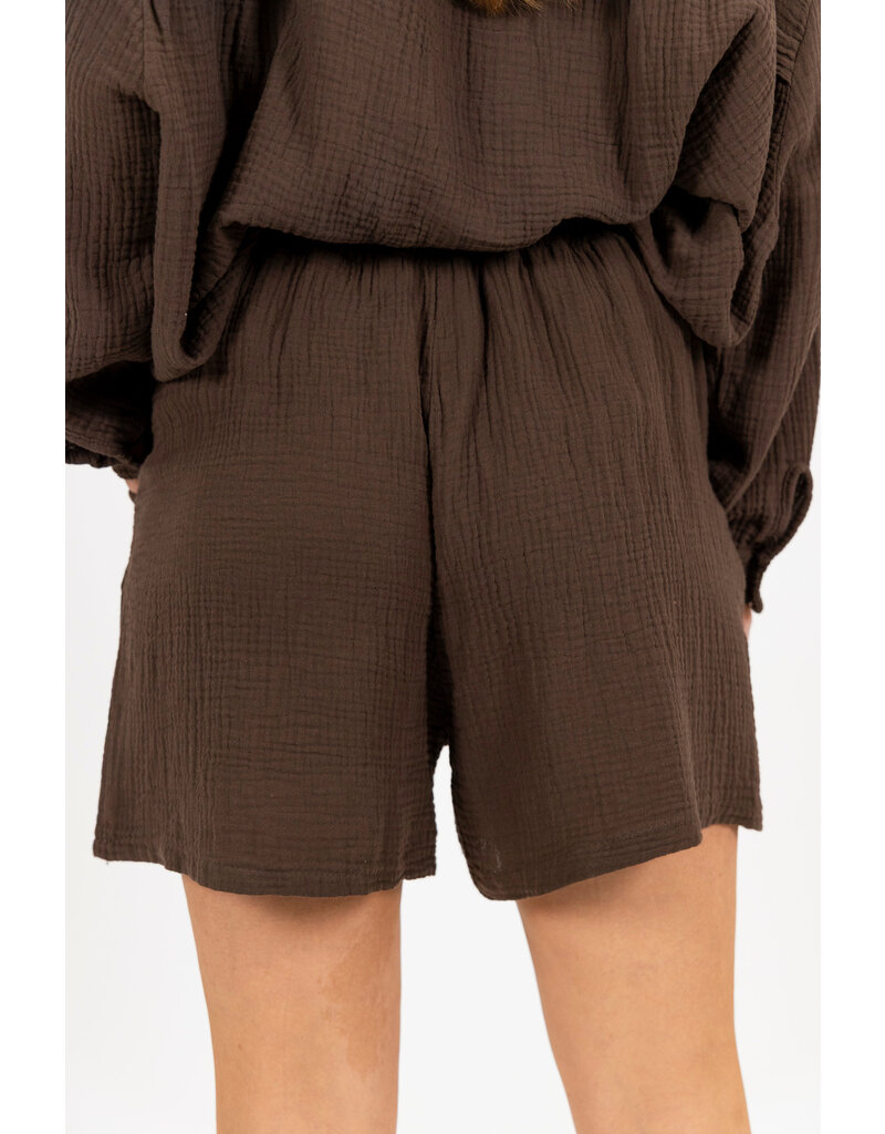 21Jewelz Mousseline shortje - bruin