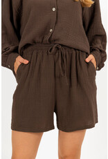 21Jewelz Mousseline shortje - bruin