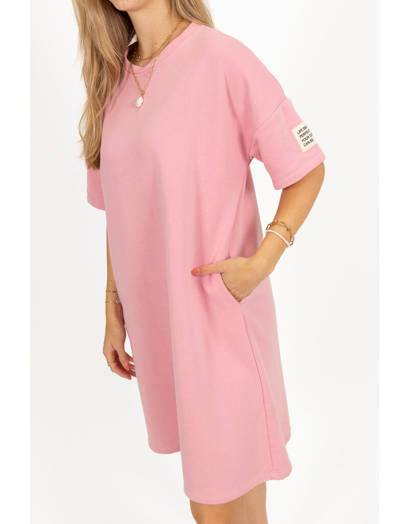 21Jewelz Sweatjurk met embleem - roze